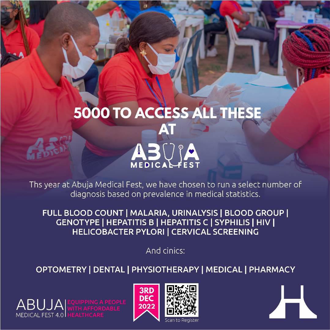 SiRmIxAlOt🥣🏅🚒 (@eokala) on Twitter photo It’s 24 hours to the Biggest health festival in Abuja
Your health Status is our business
Don’t miss this opportunity to give your body systems a make over
#AbujaMedicalFest 4.0
<a href="/AbujaMedicaFest/">#AbujaMedicalFest</a> @LabCoattGirl #AbujaTwitterCommunity It’s 24 hours to the Biggest health festival in Abuja
Your health Status is our business
Don’t miss this opportunity to give your body systems a make over
#AbujaMedicalFest 4.0
<a href="/AbujaMedicaFest/">#AbujaMedicalFest</a> @LabCoattGirl #AbujaTwitterCommunity