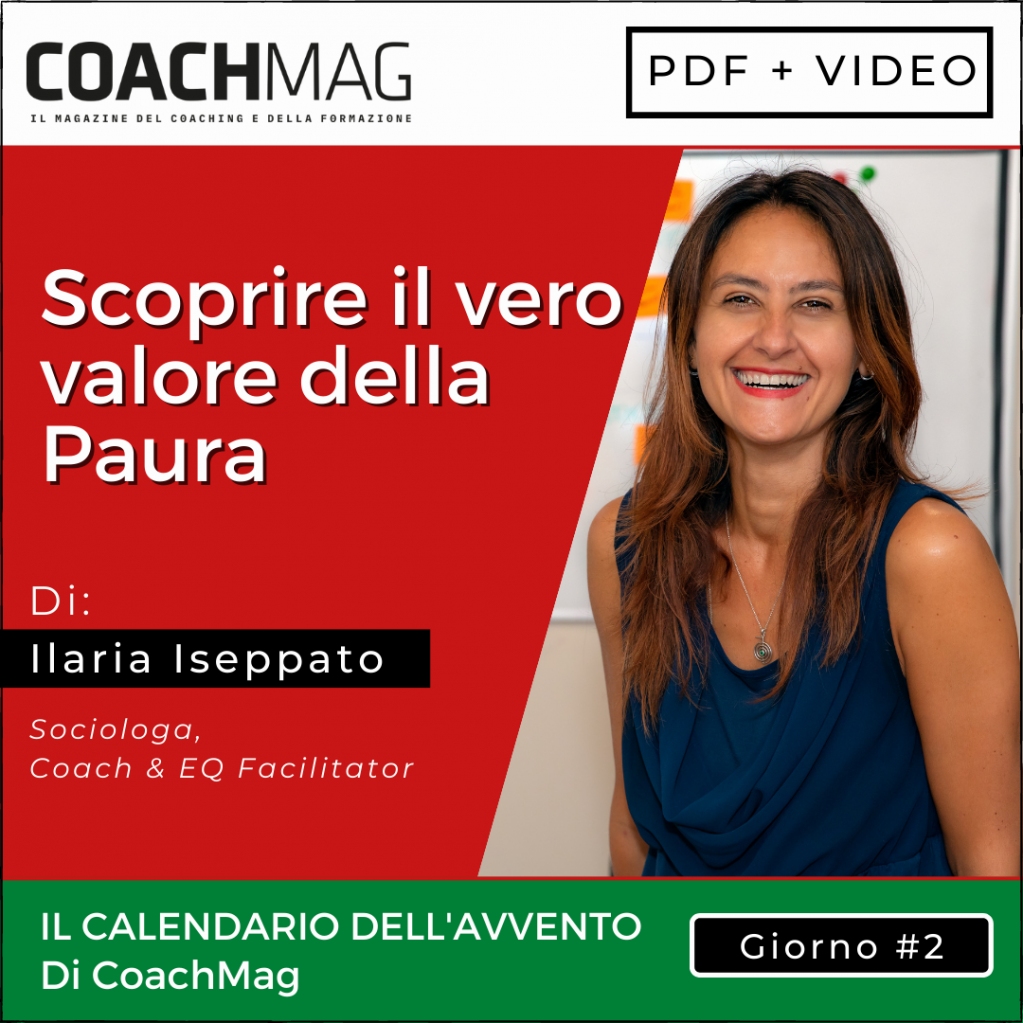 CoachMagIT's tweet photo. IL CALENDARIO DELL’AVVENTO DI COACHMAG - GIORNO 2
Ilaria Iseppato, ci porta nel mondo delle emozioni, dove la paura gioca un importantissimo ruolo.
Vuoi ricevere il dono di Ilaria?
Iscriviti al Calendario dell’Avvento di CoachMag a questo link:
https://t.co/0iyexBbddI https://t.co/lMBVDH26gM