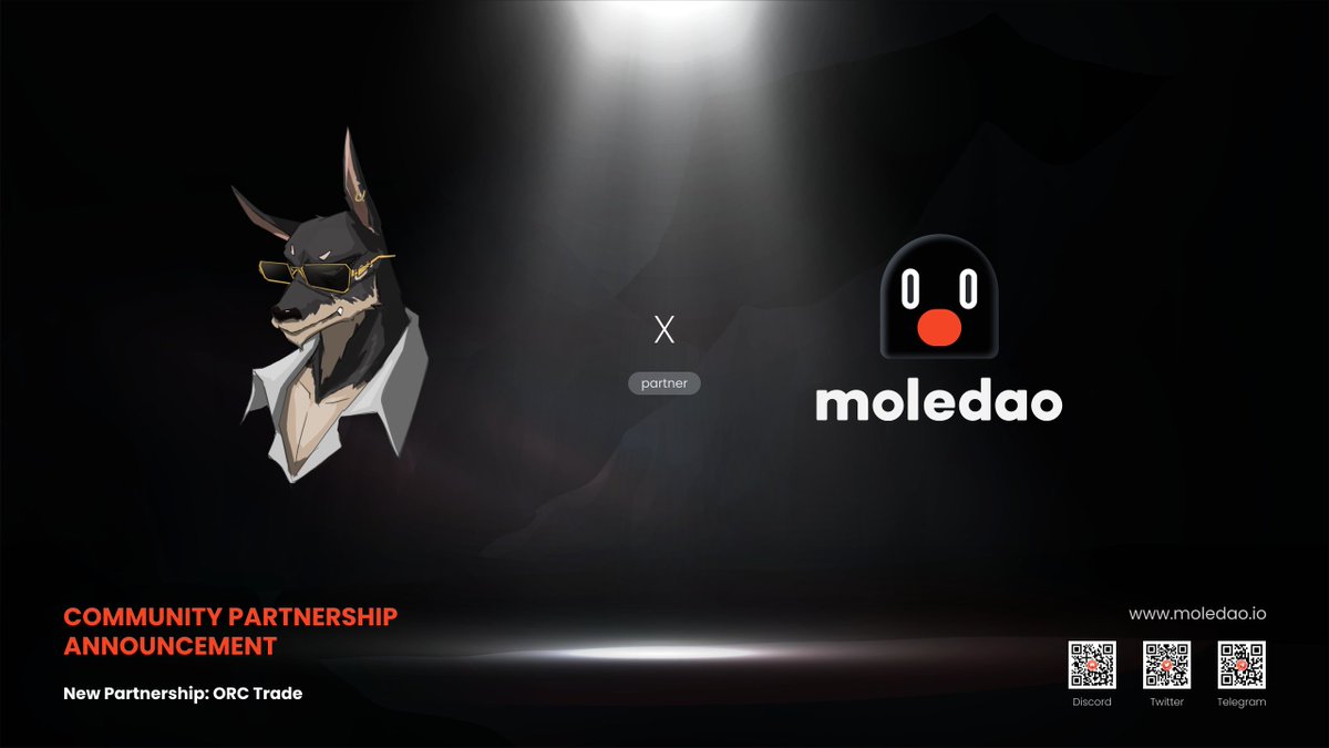 moledao_io's tweet photo. 1. ORC Trade

As our community partner, we will collaborate with @_ORCTrade by:

✅Co-brand to promote both organizations' events.

✅Providing incubator support, such as sourcing for early-stage projects for Demo Day and Hackathons https://t.co/b3v72Y0nSe