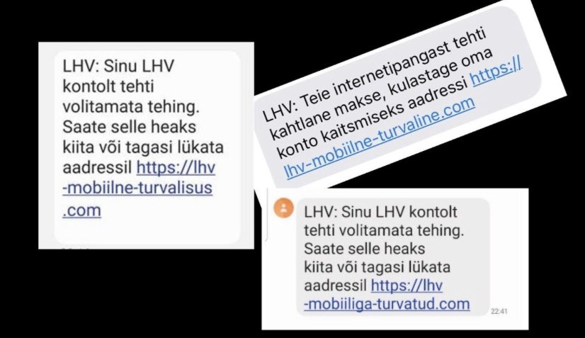UrmetTambre's tweet photo. Novembris saadeti kurjategijate poolt ligi 5000 SMS-sõnumit, et sõnumisaaja pangakontol toimub volitamata tehing. Kahjuks õnnestus seeläbi 10 inimesele ka kahju tekitada. Kolmapäeval alanud politseioperatsiooni käigus pidasime kahtlustatavad kinni. #KRB https://t.co/djLuJLOwXx https://t.co/8susYsT8q4
