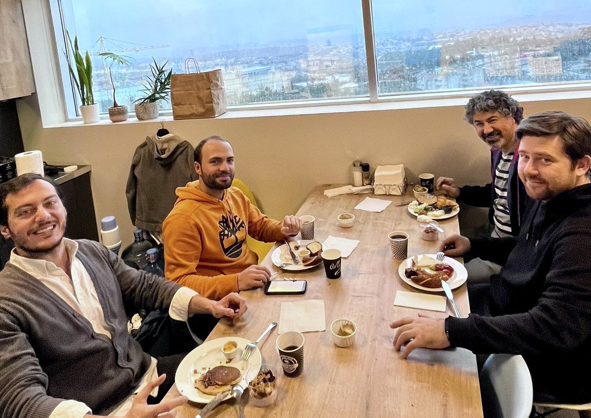 commencis's tweet photo. Commencers gathered in our offices for another enjoyable Happy Friday. Here are some fun memories from our Commencis Breakfast O’clock.😋👏🏻 ☀️
#commencis #commencisbreakfastoclock #breakfast #socialactivity #commencers #snapshots #happyfriday #friday #Friyay https://t.co/bV0RZiAGkt