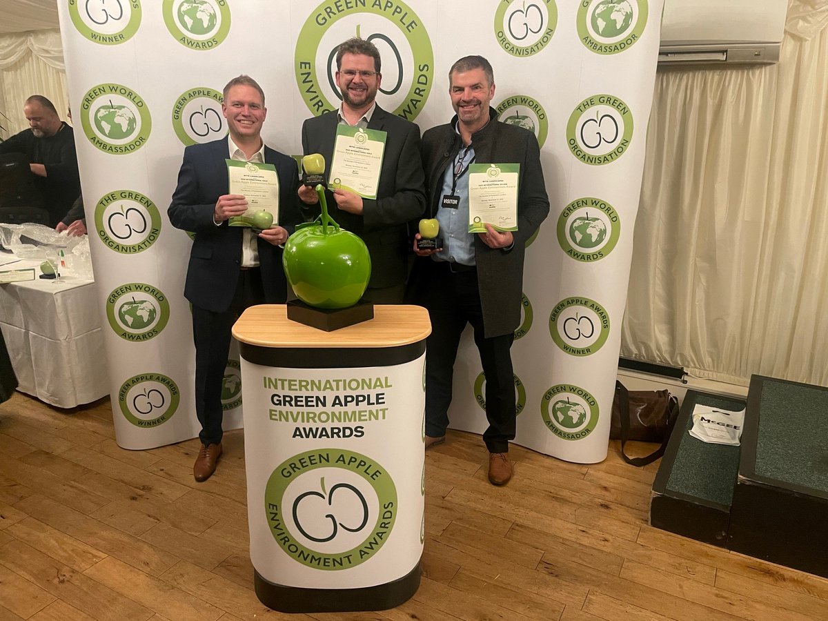 Phil Bentley (@philbentleyceo) on Twitter photo Congratulations to our @Mitie Landscapes team for winning three Green Apple environment awards for driving biodiversity, the sustainability of the <a href="/MitieLandscapes/">Mitie Landscapes</a> business, and our Landscapes centre of excellence in Bordon #DecarbonisingBritain #OneMitie Congratulations to our @Mitie Landscapes team for winning three Green Apple environment awards for driving biodiversity, the sustainability of the <a href="/MitieLandscapes/">Mitie Landscapes</a> business, and our Landscapes centre of excellence in Bordon #DecarbonisingBritain #OneMitie