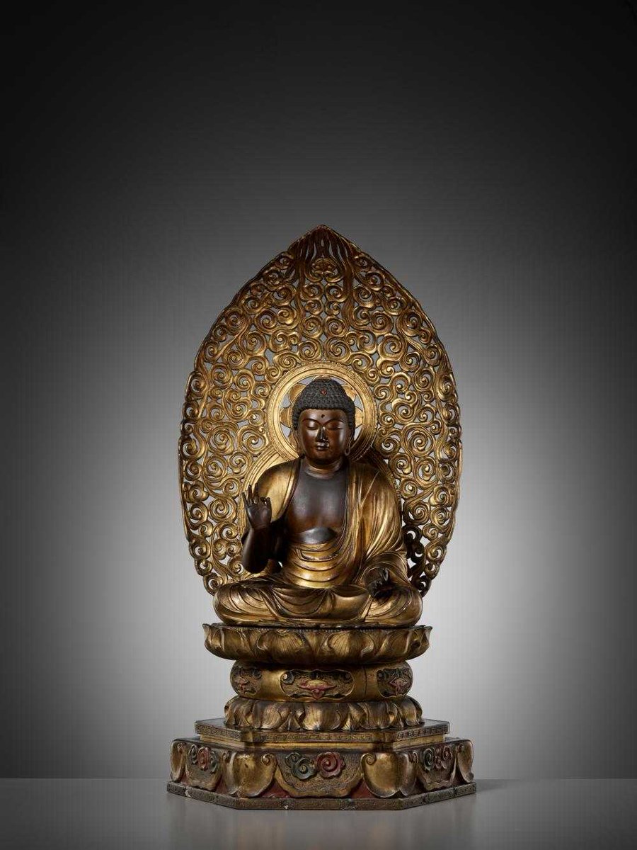 LiveHyde's tweet photo. Gilt and lacquered wood figure of amida nyorai
Japan, 18th-19th century, Edo period (1615-1868) 

For auction 👉https://t.co/kI3QMQP1ql

#Auction #Buddha  #handmade #art https://t.co/LbaaNKbQH0