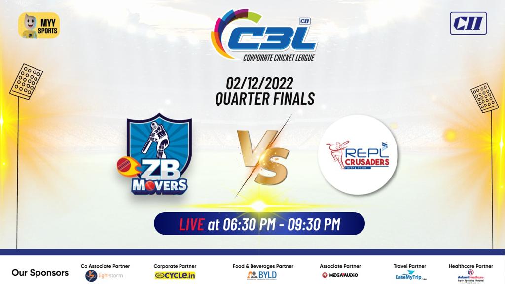 REPL_India's tweet photo. #REPLCrusaders reached the quarterfinals with their phenomenal performance in the #C3L 2022. Watch live streaming of REPL Crusaders v/s Zimmer Biomet on https://t.co/GFZ88kAYHa (CII YouTube Channel) at C3L today at Jamia Millia Islamia Grounds, Delhi.
@cii4nr @FollowCII https://t.co/wraPqsC5c5