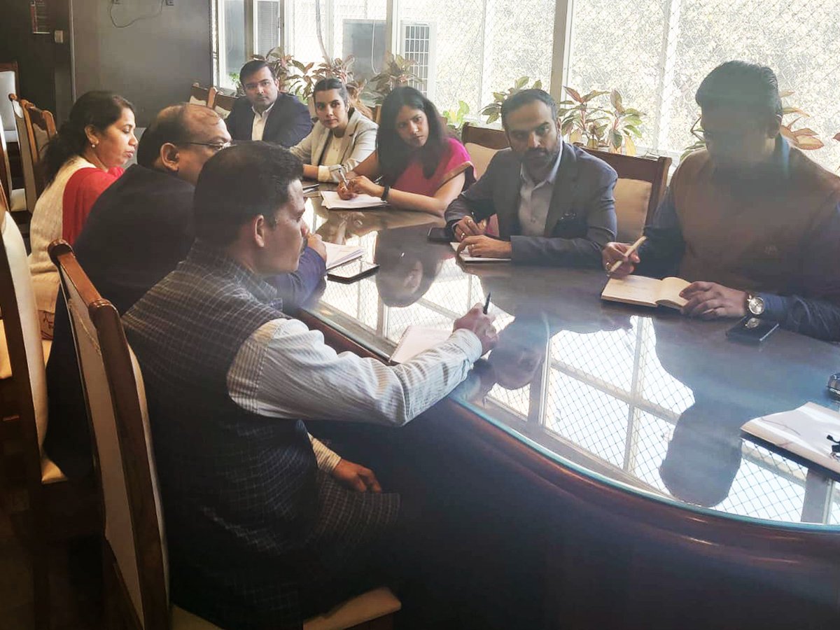 DOPPW_India's tweet photo. AS (Pension) has taken a kick-off meeting with officials of Capacity Building Commission (CBC) today for framing of Annual Capacity Building Plans in DoPPW.
@DrJitendraSingh @DARPG_GoI  @DoPTGoI https://t.co/Kn6dcHJZUJ