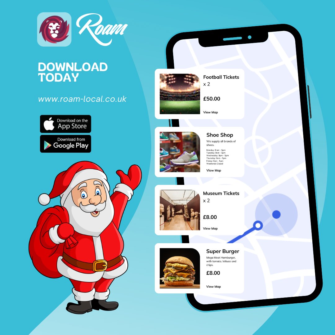 In the spirit of giving, this Christmas join us in supporting and shopping local businesses!

Sometimes it's the little things, that make the biggest impacts 👇

app.roam-local.co.uk/download