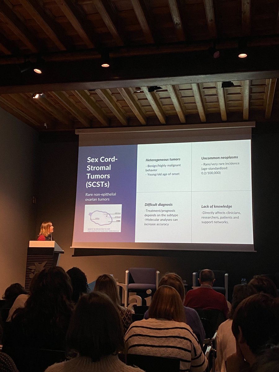 BRivera_Polo's tweet photo. Are you affected by a Rare Tumor of the Ovary? Carla Roca at the HCP Retreat is presenting her pipeline for Analysing Sex Cord-Stromal Tumors of the Ovary. And our #NRTO Network of Rare Tumors of the Ovary for #patients, #clinitians and #researchs in #ovariancancer 
@OrianaSousa3 https://t.co/S9JEvP3dWs