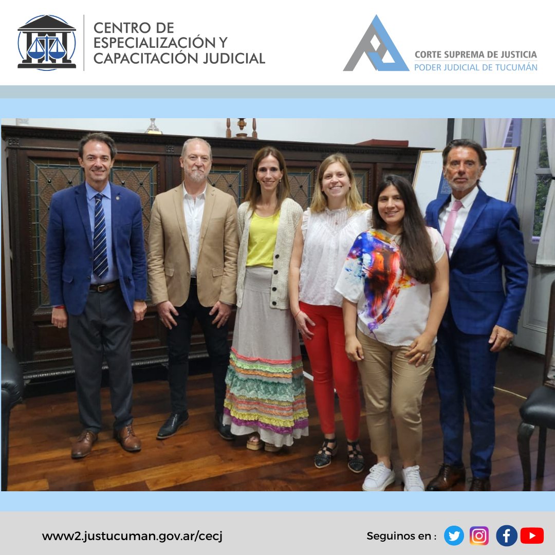 CECJtucuman's tweet photo. En la ciudad de Rosario, representantes del @CECJtucuman  y de la @DerechoUNR firmaron el segundo convenio por el cual se dictará la carrera de Especialización en Derecho Penal de la UNR a integrantes del Poder Judicial de Tucumán. - https://t.co/FK6CAPNfIe https://t.co/T8RB217TmF