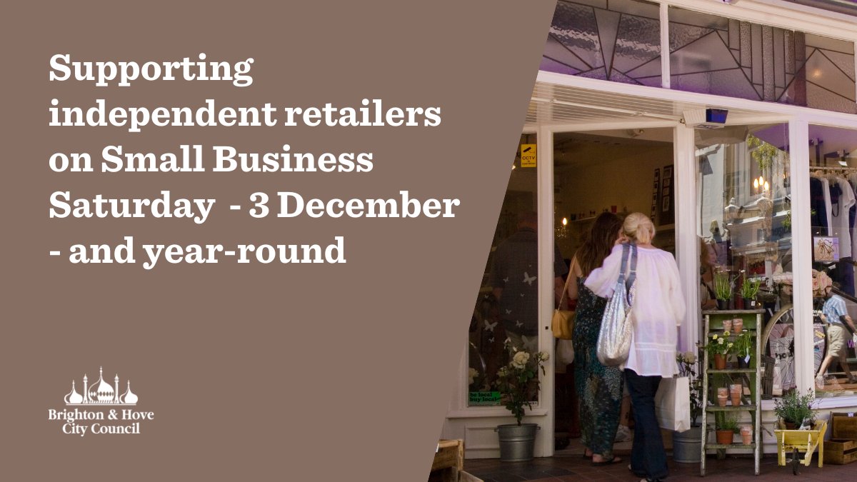 🎉Brighton & Hove is home to thousands of independent retailers with everything from second-hand to hand-crafted 🛍️Shop local #SmallBizSatUK Did you know the North Laine has the largest selection of independent retailers on the South Coast? 👉ow.ly/vqGT50LTjzW