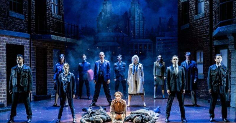 WalesArtsReview's tweet photo. 'These themes of economic struggle hit very close to home for a 2022 audience...'

#BloodBrothers makes a return to South Wales for a limited run. @cerys_leigh_ took a seat in @theCentre to see the musical brought to life.