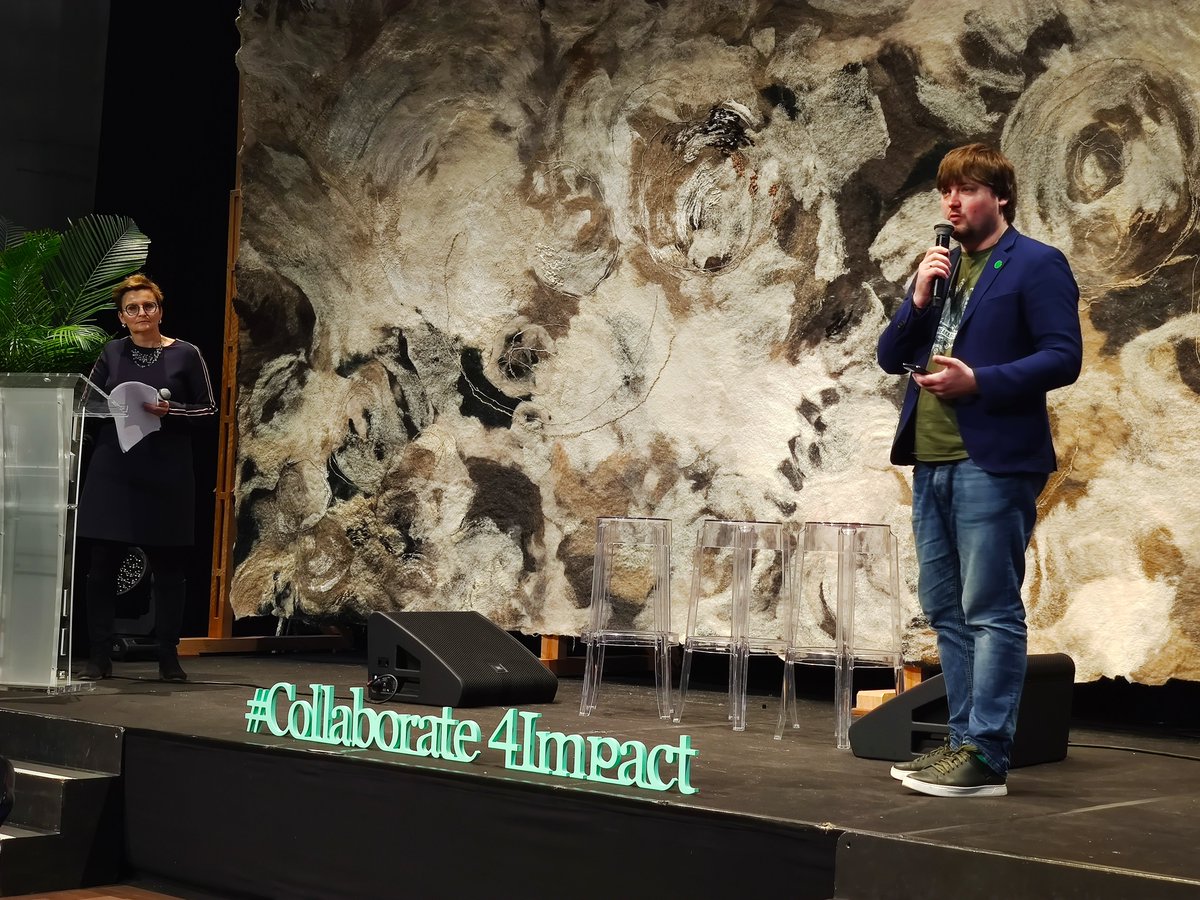 What better way to start the day than with an impact breakfast? A cup of coffee, fresh croissants &amp; impact stories from our #Collaborate4Impact project. Participants got to taste the impacts of our project countries &amp; enjoyed handmade gifts from social entrepreneurs in the region