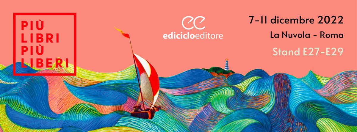 edicicloeditore's tweet photo. 7-11 dicembre Ediciclo a @piulibri22 - #Roma.
Stand E27-E29
#ediciclo #piulibri https://t.co/XV5byWRQ3n