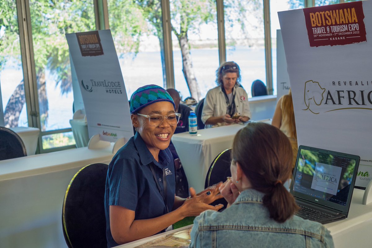BotswanaTourism's tweet photo. Exhibitors at the Botswana Travel and Tourism Expo (BTTE) continue to network and share opportunities from the international and local tourism sector as a means to negotiate future travel arrangements for our international visitors.

#BTTE #KasaneAwaits #PushaBW https://t.co/zSggK9CTki