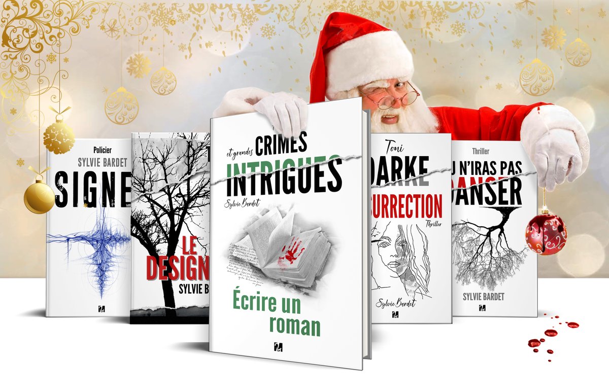 Bonne idée cadeau. Offrez la collection ou un livre dédicacé. Contactez-moi en MP pour les dédicaces. Merci ! #Noel #VendrediLecture #lecture #livre #Thriller #romanpolicier #lire #passionlecture #vendrediplaisir #cadeaux #lire #Roman #BookLover #BookTwitter