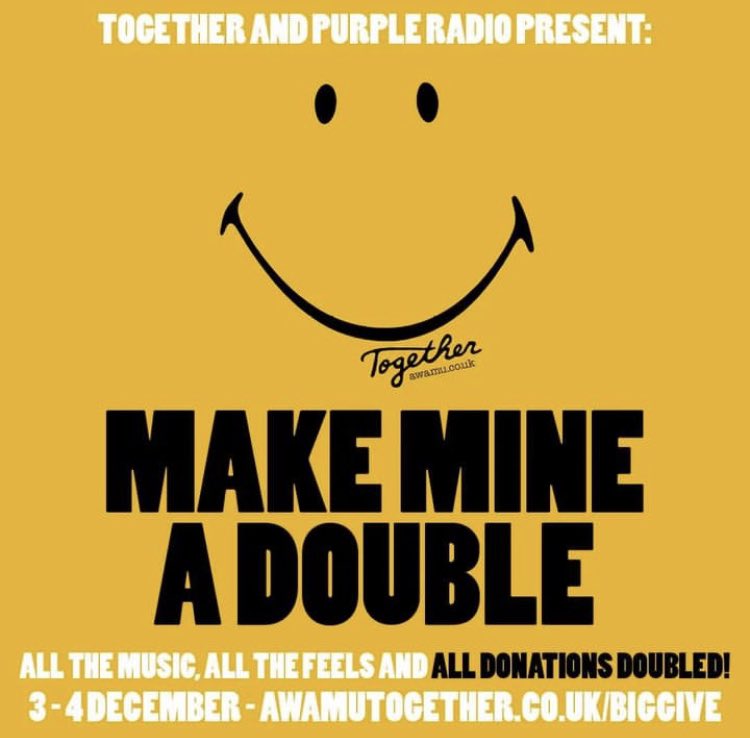 Friends of Purple Radio

Ahead of this weekend’s double your donation fundraiser, we’ll be rewinding to some classic Together @ Purple Radio sessions.

Listen: listen.purple-radio.co.uk

Join the party: awamutogether.co.uk/biggive

x