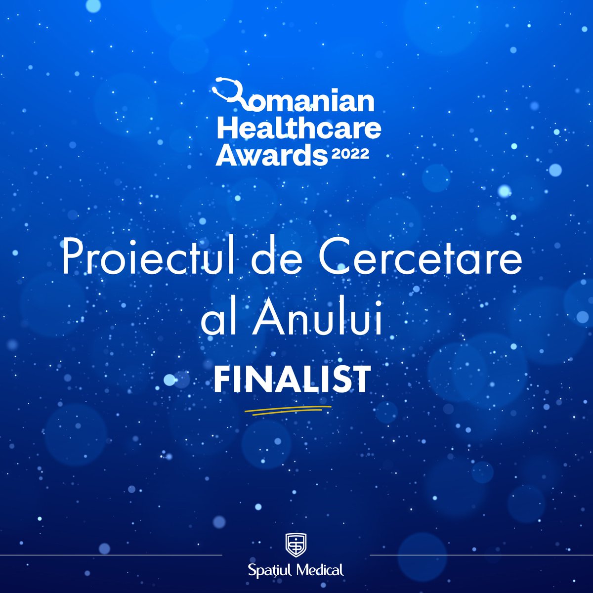 DenisPaval31's tweet photo. În 16 decembrie, la București, vom reprezenta @UMF_Cluj în cadrul galei Romanian Healthcare Awards 2022 – secțiunea Proiectul de Cercetare al Anului. https://t.co/hpH4kz0Dgc