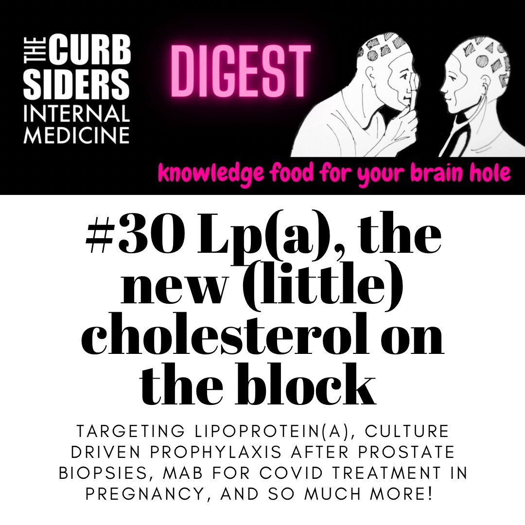 It's here! Digest #30: Lp(a), the new (little) cholesterol on the block! Targeting lipoprotein(a), culture-driven prophylaxis after prostate biopsies, and so much more! <a href="/norataranto/">norataranto</a> <a href="/alyssamancinimd/">Alyssa Mancini, MD</a> <a href="/katepaint42/">kate grant</a> <a href="/bethgarbitelli/">Beth Garbitelli MD (she/her)</a> <a href="/shawncohen_md/">Shawn Cohen</a> - mailchi.mp/thecurbsiders/…