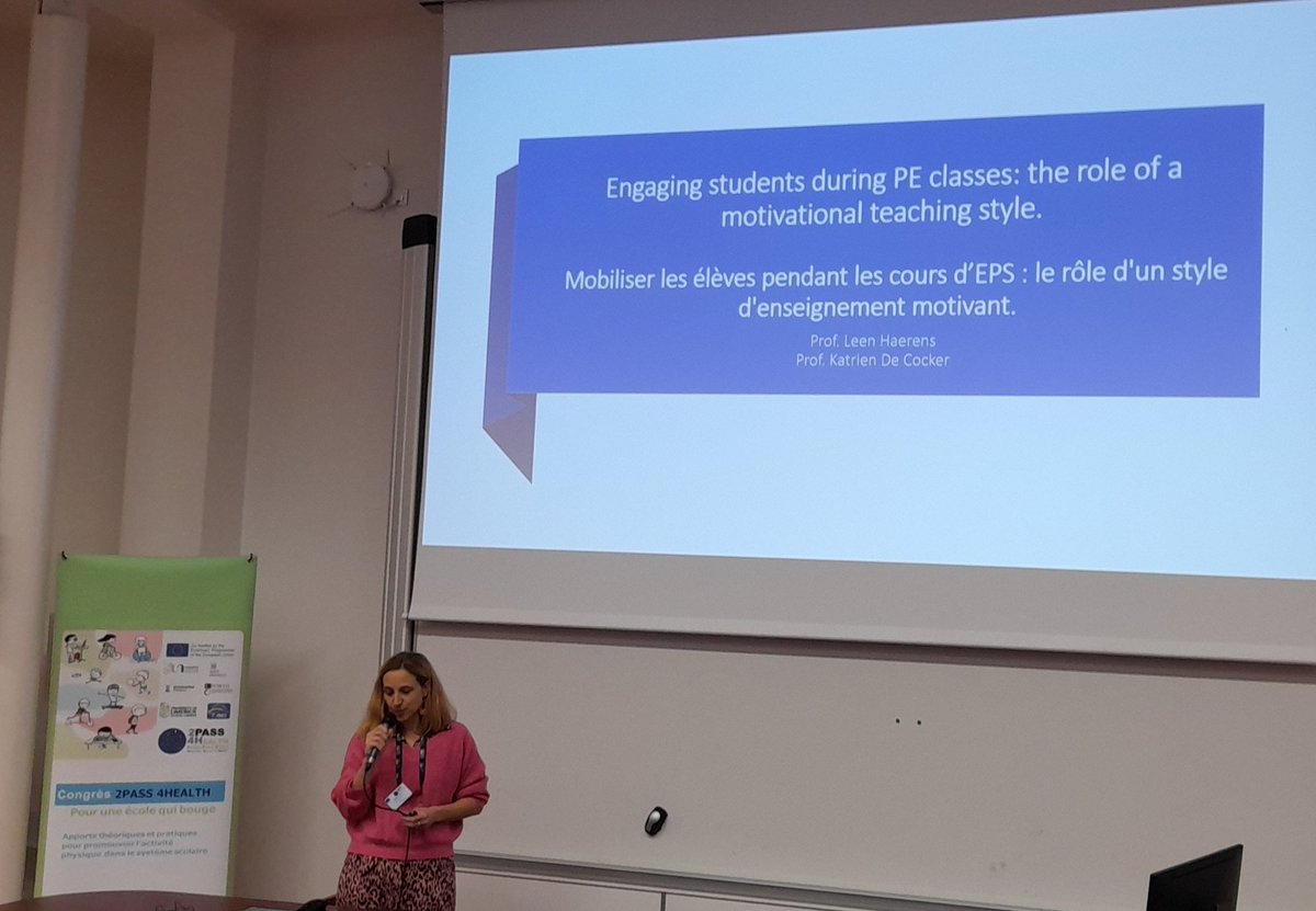 Elaine Murtagh (@elainemurtagh) on Twitter photo 2nd keynote..@Haerens_MPE explores the role of motivational teaching style
<a href="/EUErasmusPlus/">Erasmus+</a> 2PASS4Health Congress.
<a href="/movesugent/">Onderzoeksgroep Sportpedagogiek</a> <a href="/MairieTarbes/">Mairie de Tarbes</a> <a href="/universite_uppa/">Université de Pau et des Pays de l'Adour (UPPA)</a> 2nd keynote..@Haerens_MPE explores the role of motivational teaching style
<a href="/EUErasmusPlus/">Erasmus+</a> 2PASS4Health Congress.
<a href="/movesugent/">Onderzoeksgroep Sportpedagogiek</a> <a href="/MairieTarbes/">Mairie de Tarbes</a> <a href="/universite_uppa/">Université de Pau et des Pays de l'Adour (UPPA)</a>