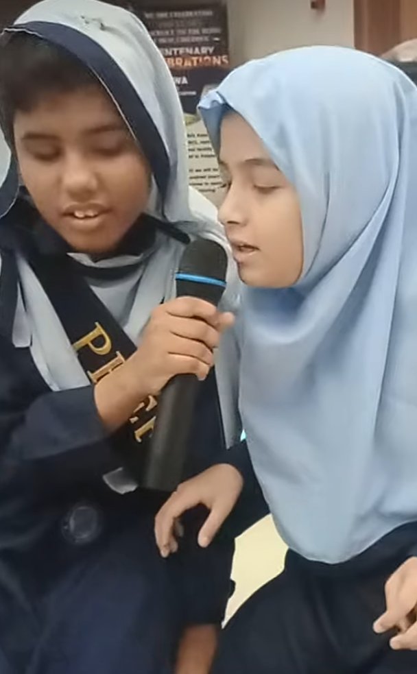 HasanShazia's tweet photo. Two blind #students of the #IdaRieu College for #Blind and #Deaf #sing #AllamaIqbal's 'Bachche ki Dua' ... "Lab Pe Aati Hai Dua ..." at the State Bank Museum here on the eve of #International #Day of #DisabledPersons.
https://t.co/FVqrkKa6pz https://t.co/cX0Xw6hm5G