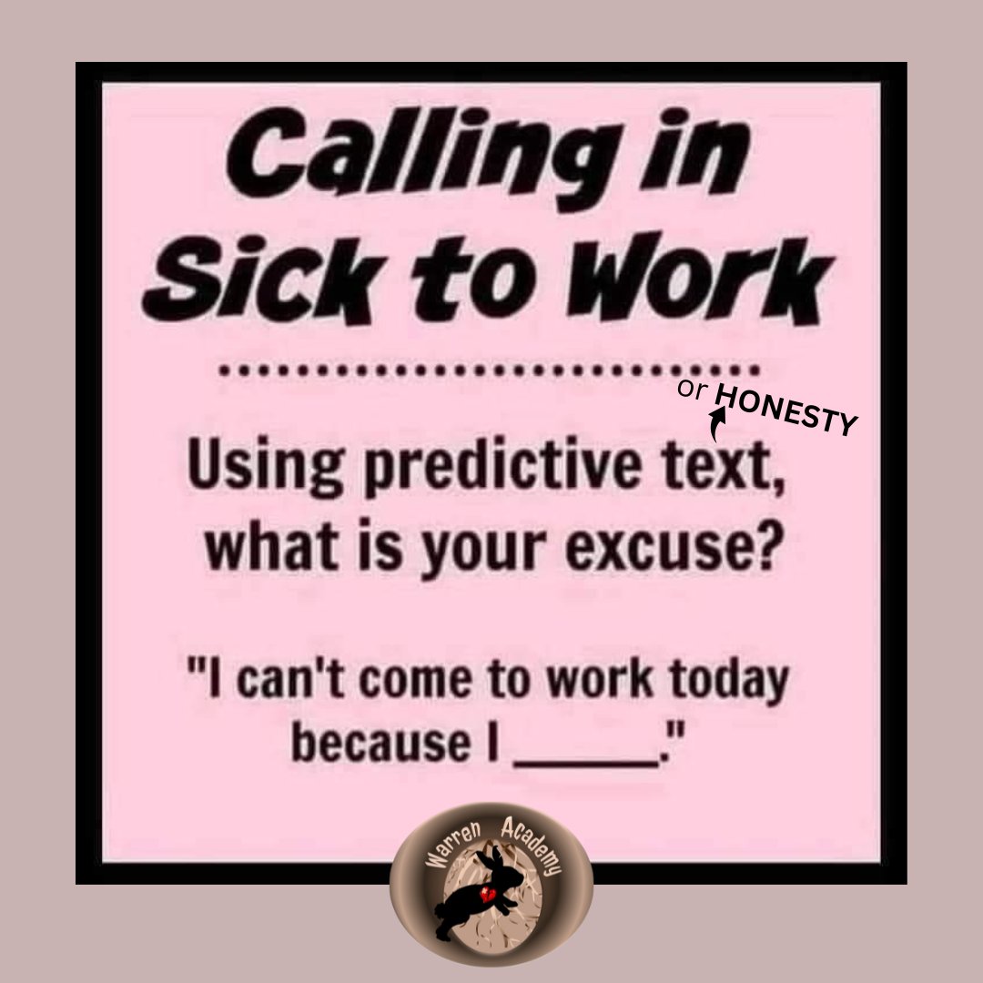 WarrenHeadHare's tweet photo. #work #honesty #motivation #FridayFun #poll https://t.co/dYXSeuUiMt