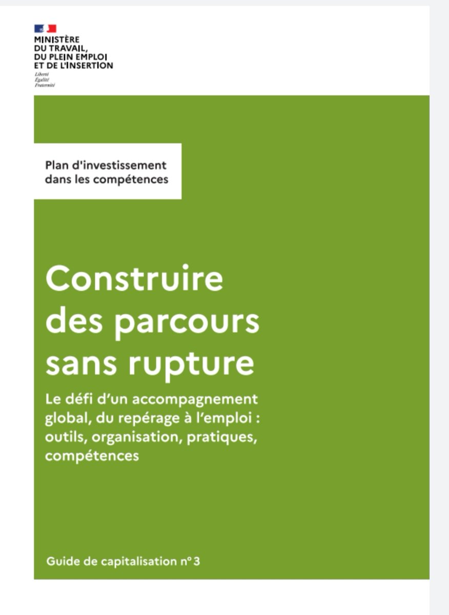 Zoom 📚 guide de capitalisation n°3 PIC#  Parcours sans couture.
L'accompagnement global sans "couture" ni #interruption pour répondre aux #multi-vulnérabilités et chaîner les transitions. 
Suivez le guide ...  :
lnkd.in/e7Xq-Rs2 #PIC