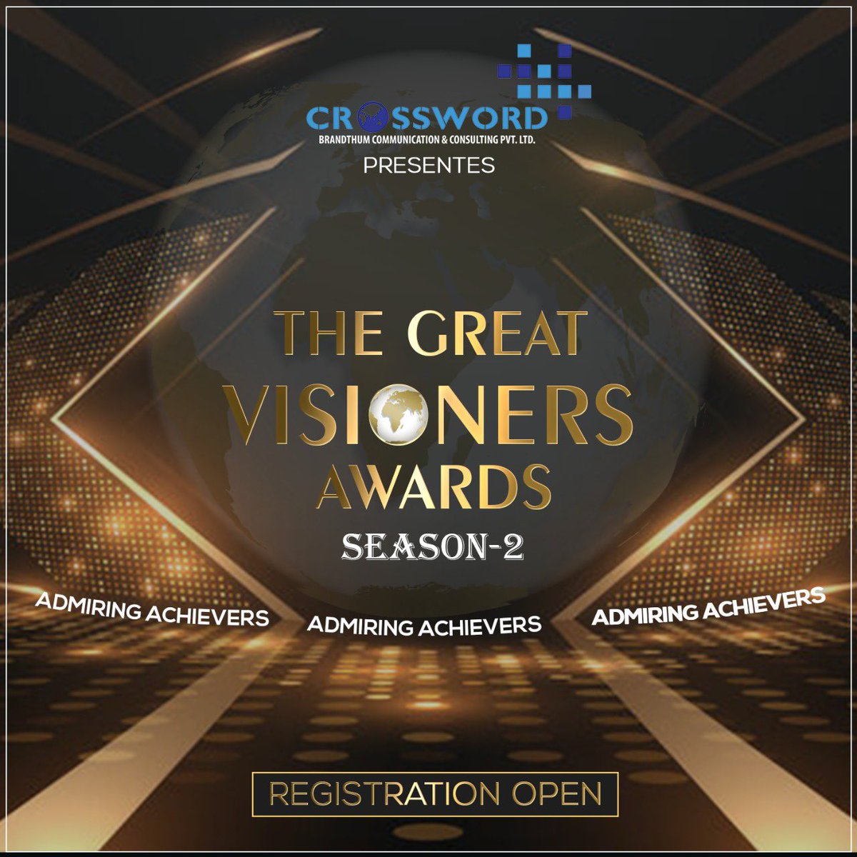 CrosswordPr's tweet photo. After a long wait, we are excited to announce “The Great Visioners Awards- Season 2

Stay tuned for more information:
#thegreatvisionersawards #tgva #crosswordpr #Brandthumcommunication https://t.co/fznpKPKyOx