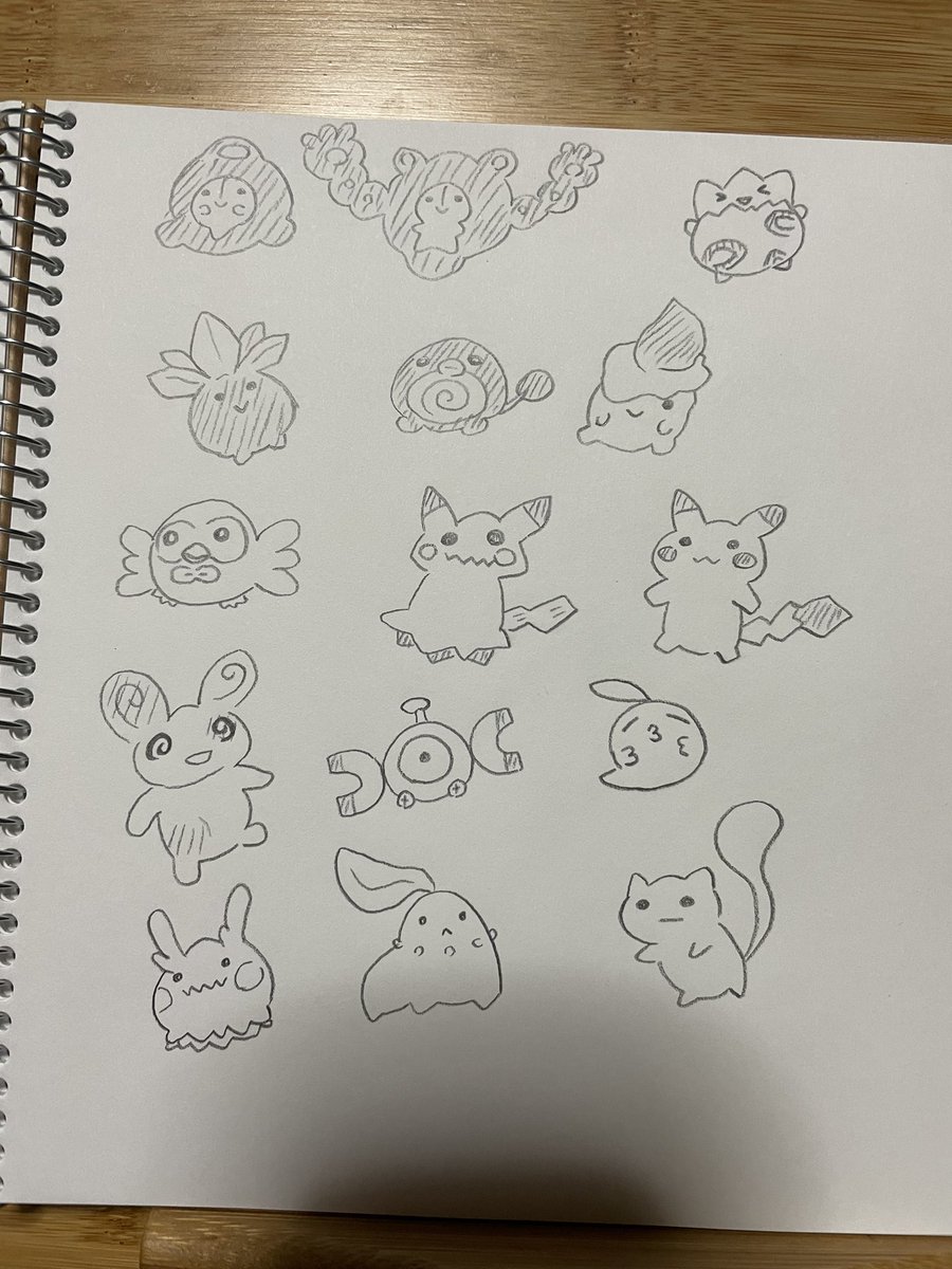 ポケモン描きたい欲を取り急ぎ満たしたもの 