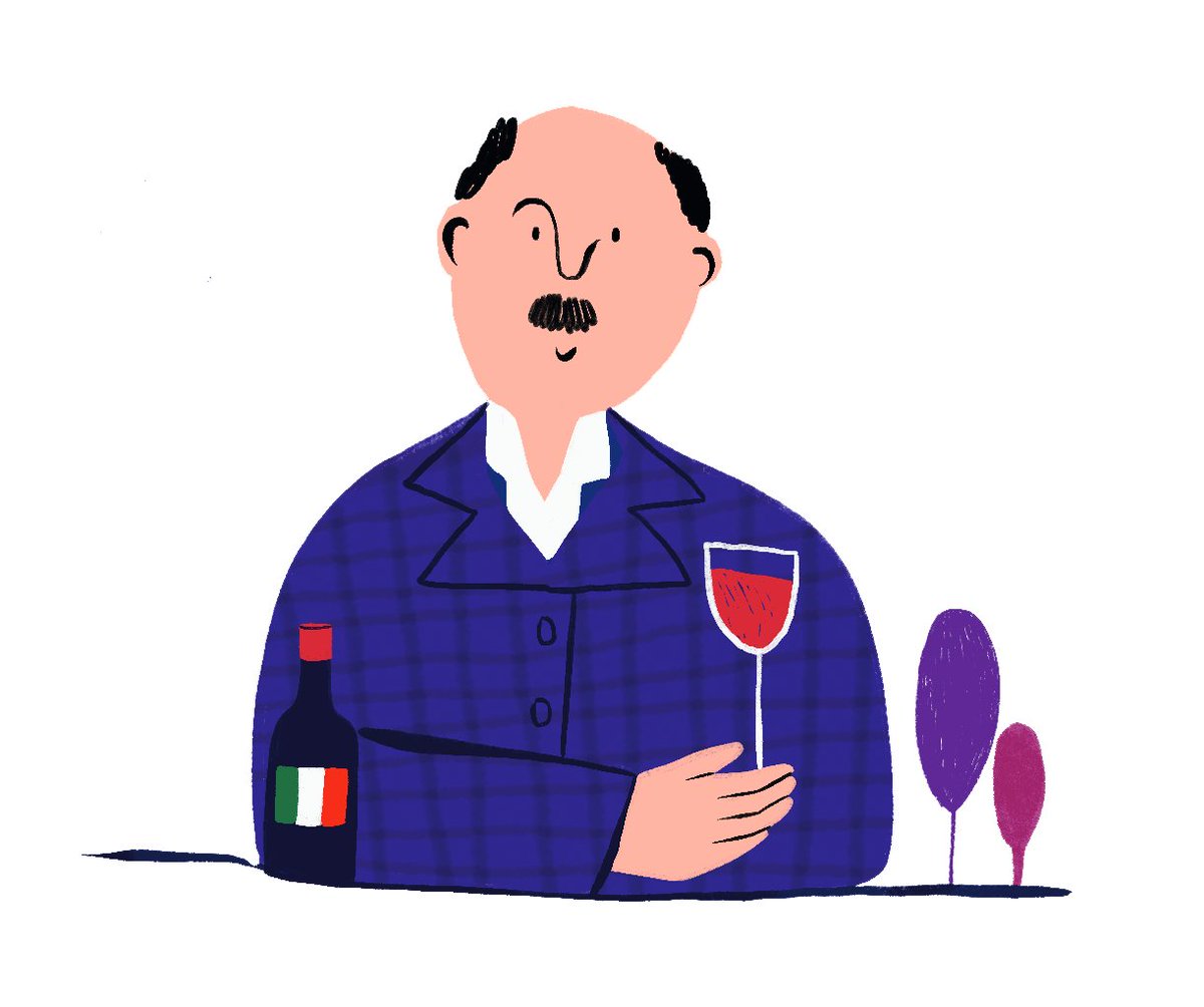 Antonio Tomba, a wine entrepreneur originally from Veneto, benefited the entire Medocean wine industry by developing fridges that prevented the region's heat from arresting the fermentation of wine must. 

Read all about it in this months edition of @glugmag!

🎨: <a href="/FTroote/">Fay Troote Illustration</a>