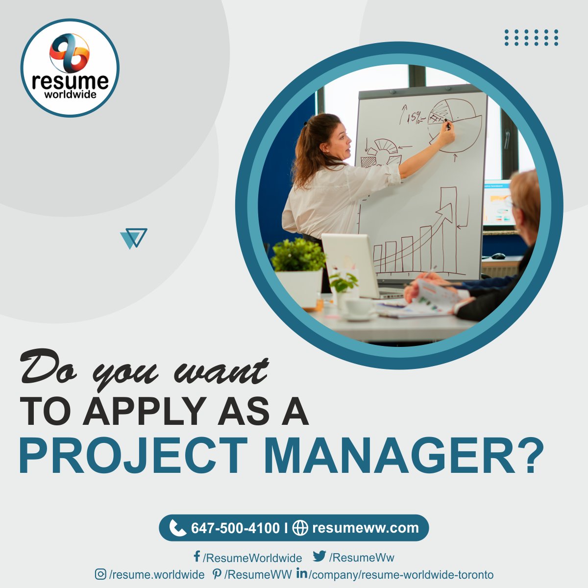 ResumeWw's tweet photo. Do you wish to advance your career by applying for the position of project manager? Everything begins with a professional resume!

To make a good first impression, you must have a professionally written resume. Let us assist you with your resume.

https://t.co/XdpwfmBUg3 https://t.co/a3C0cWI6vh