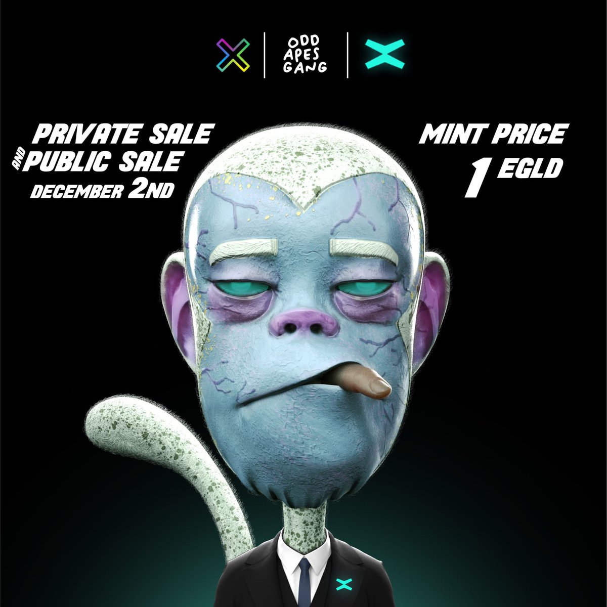 ✖️Boost it⚡️ (@wtfrzv) on Twitter photo ⚡️1 $EGLD #Giveaway 🎁
In collaboration with <a href="/OddApesGang/">Odd Apes Gang</a>, we offer:
🥇1 $EGLD
🥈Free Mint
✅Rules:
✔️Follow me & <a href="/OddApesGang/">Odd Apes Gang</a>
✔️Like+RT+Tag friends
🟢Mint live today at 18:0 UTC on @xoxnoNFTs ⚡️
⏱48h
#GiveawayAlert #Giveaways #EGLD #Airdrop #MultiversX #NFTs #NFT ⚡️1 $EGLD #Giveaway 🎁
In collaboration with <a href="/OddApesGang/">Odd Apes Gang</a>, we offer:
🥇1 $EGLD
🥈Free Mint
✅Rules:
✔️Follow me & <a href="/OddApesGang/">Odd Apes Gang</a>
✔️Like+RT+Tag friends
🟢Mint live today at 18:0 UTC on @xoxnoNFTs ⚡️
⏱48h
#GiveawayAlert #Giveaways #EGLD #Airdrop #MultiversX #NFTs #NFT