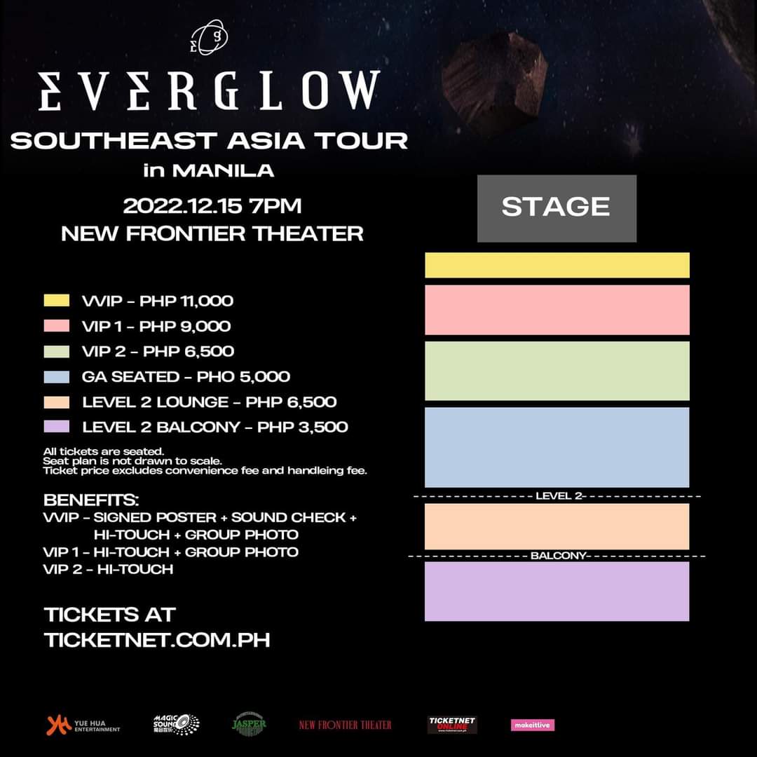 AlecsTubiera's tweet photo. @EVERGLOW_STAFF is coming to Manila in two weeks! 

Get your tickets now at all @TicketNetPH outlets and at https://t.co/Q3y9sWbjxf ☆

#EVERGLOW #에버글로우
#EVERGLOWinSoutheastAsia 
#MAGICSOUNDKPOP

Presented by @MagicSoundKpop https://t.co/MSnJydFpRd