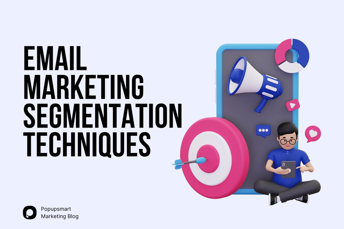 popupsmartcom's tweet image. The most effective technique to connect with your audience is through email marketing. 📨
Segmentation might be challenging, but it’s essential to improve your marketing campaigns. 💡
Here are a few techniques on how to segment your list.🧵👇🏻
#emailmarketing #emailsegmentation