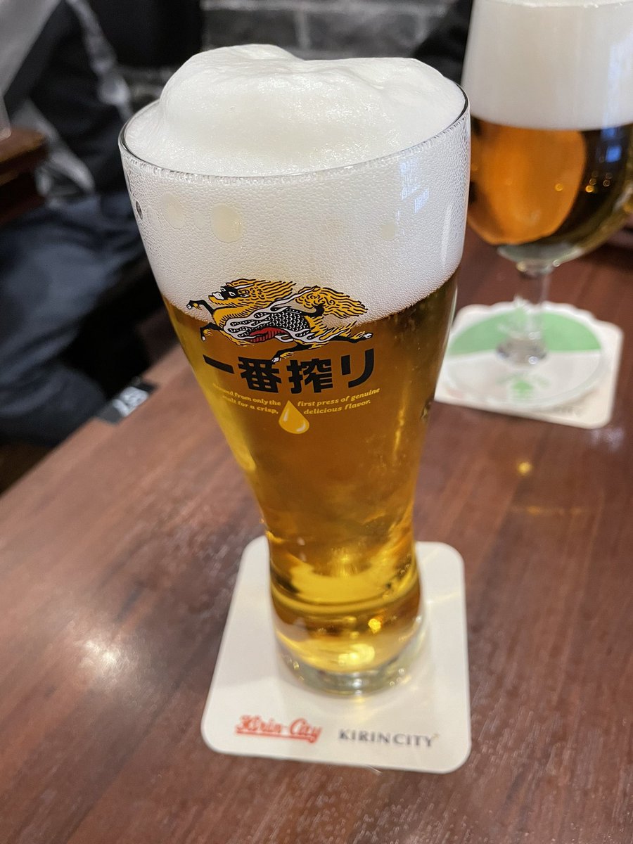 GaneAFD1's tweet photo. おさきー！！

キリンシティ
で
一番搾り！！

泡がキメ細かーーーい！！

0次会w

今週もお疲れ様でしたーー🍺 https://t.co/w3lIQhAaFh