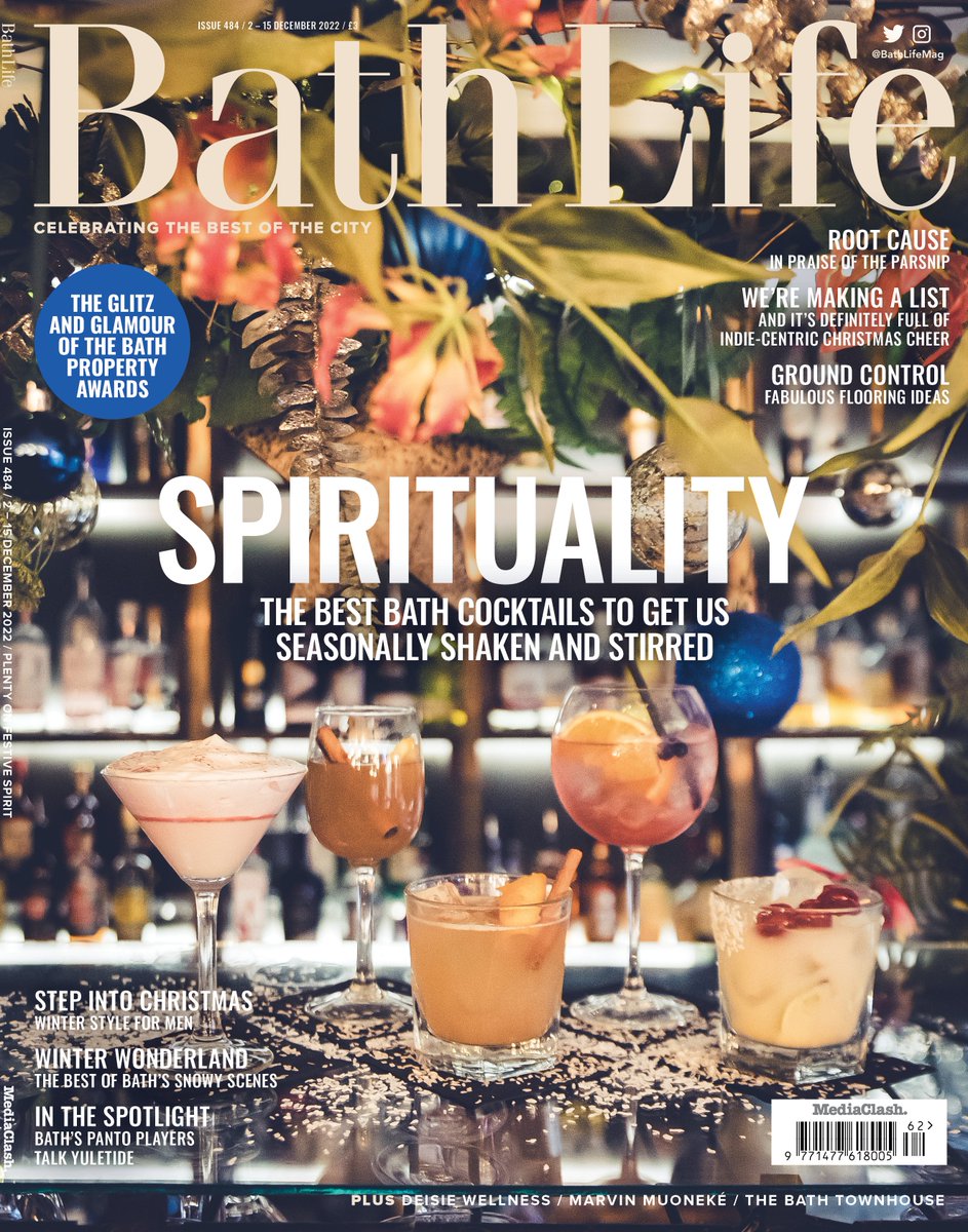 It's new issue fa-la-la-la-FRIDAY

December is here and our first🎄festive🎄issue of the season

There's a HUGE 8-page gift guide; 13 festive cocktail recipes from Bath bars; a Christmas chat with the stars of this year's panto and more 

Read it issuu.com/mediaclash/doc…
