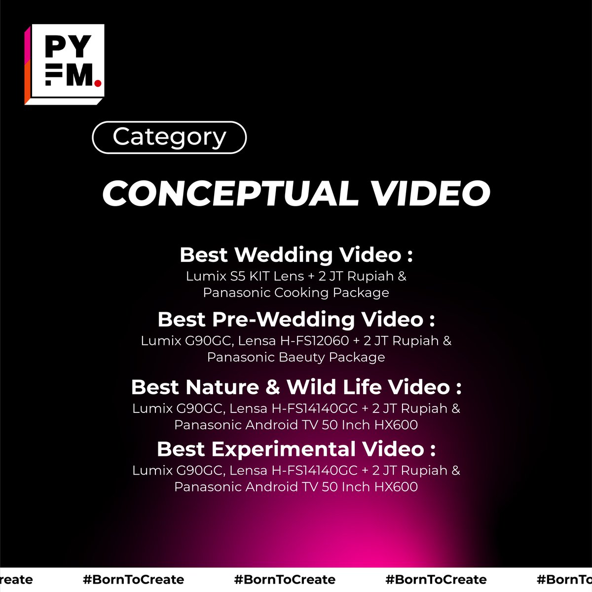 IDPanasonic's tweet image. Calling all Filmmakers and content creators to join PYFM 2022: &quot;STRIVE“

PYFM kembali hadir memberi kesempatan kepada filmmaker dan content creator Indonesia yang ingin karyanya diapresiasi dan dikenal lebih luas. 

#PYFM2022
#BORNTOCREATE
#PANASONICYOUNGFILMMAKER