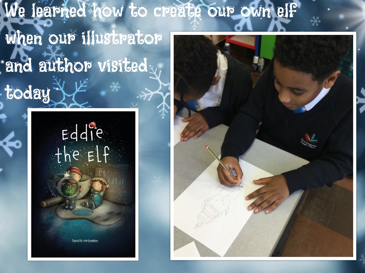 We thoroughly enjoyed our author visit. We read the story, created our own character and did illustrations too.