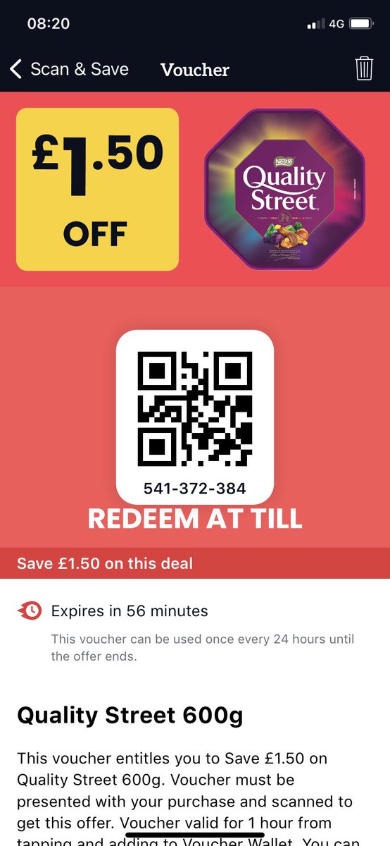 gregdeacon's tweet image. Quick store visit this morning at Budgens. Bagged myself a Quality Street for £2.50! 🤑 #JispApp