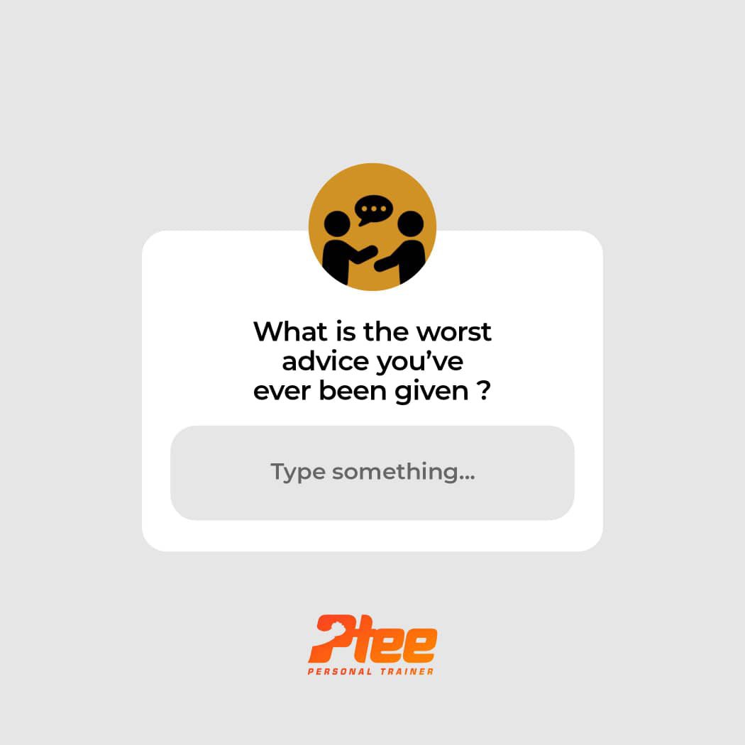 ThePTStack's tweet image. In the previous week, we interacted on the best advice for a personal trainer.  Kindly share the worst business advice you’ve received on your fitness journey in the comment section 

#pteeapp