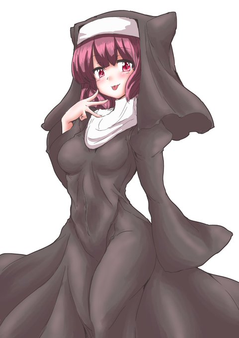 #きりたんキラキラ金曜日 
今日のシスター服です 