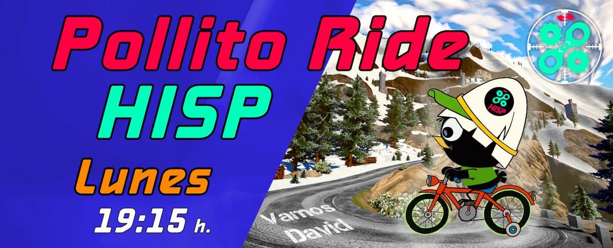 HISP_CLUB's tweet photo. HISP POLLITO RIDE
Lunes 5 de diciembre 19:15h.
https://t.co/qqS8suCyu8
Ruta: WANDERING FLATS
 
Bienvenidos a este evento social, rodaremos una hora en torno a 2 wkg entre risas y amigos.
BARRERA ACTIVA https://t.co/3jMw5XiDse