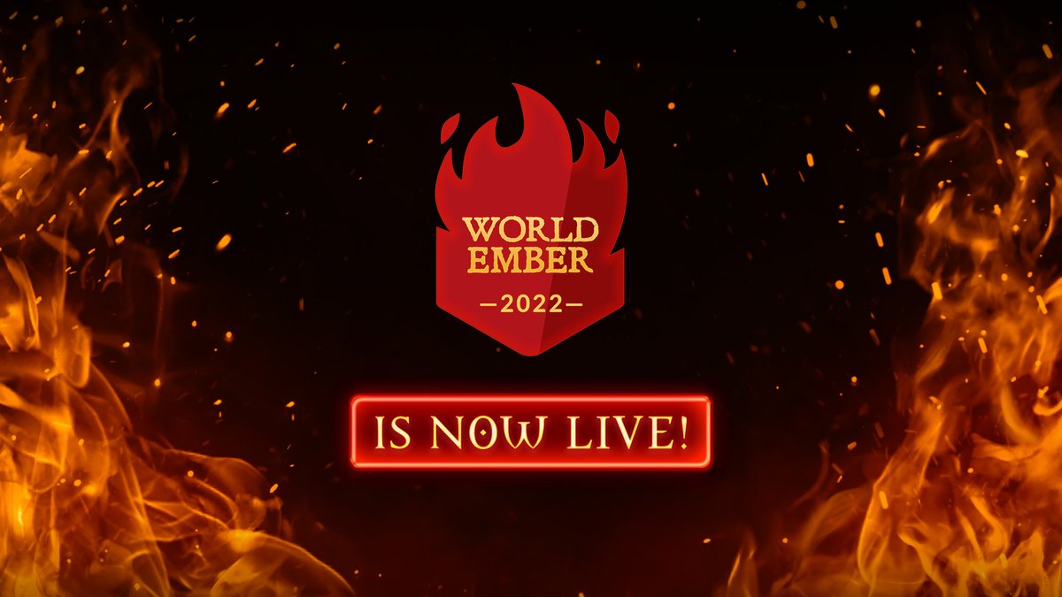 WorldAnvil's tweet image. The time has come... 
🔥 #WorldEmber IS HERE! 🔥 
Wrap up 2022 with a huge achievement (and loads of prizes) by writing 10K NEW WORDS in the biggest worldbuilding event of the year! 🤩
Grab your hammer, and go worldbuild 🌎📖👉 worldanvil.com/community/chal…