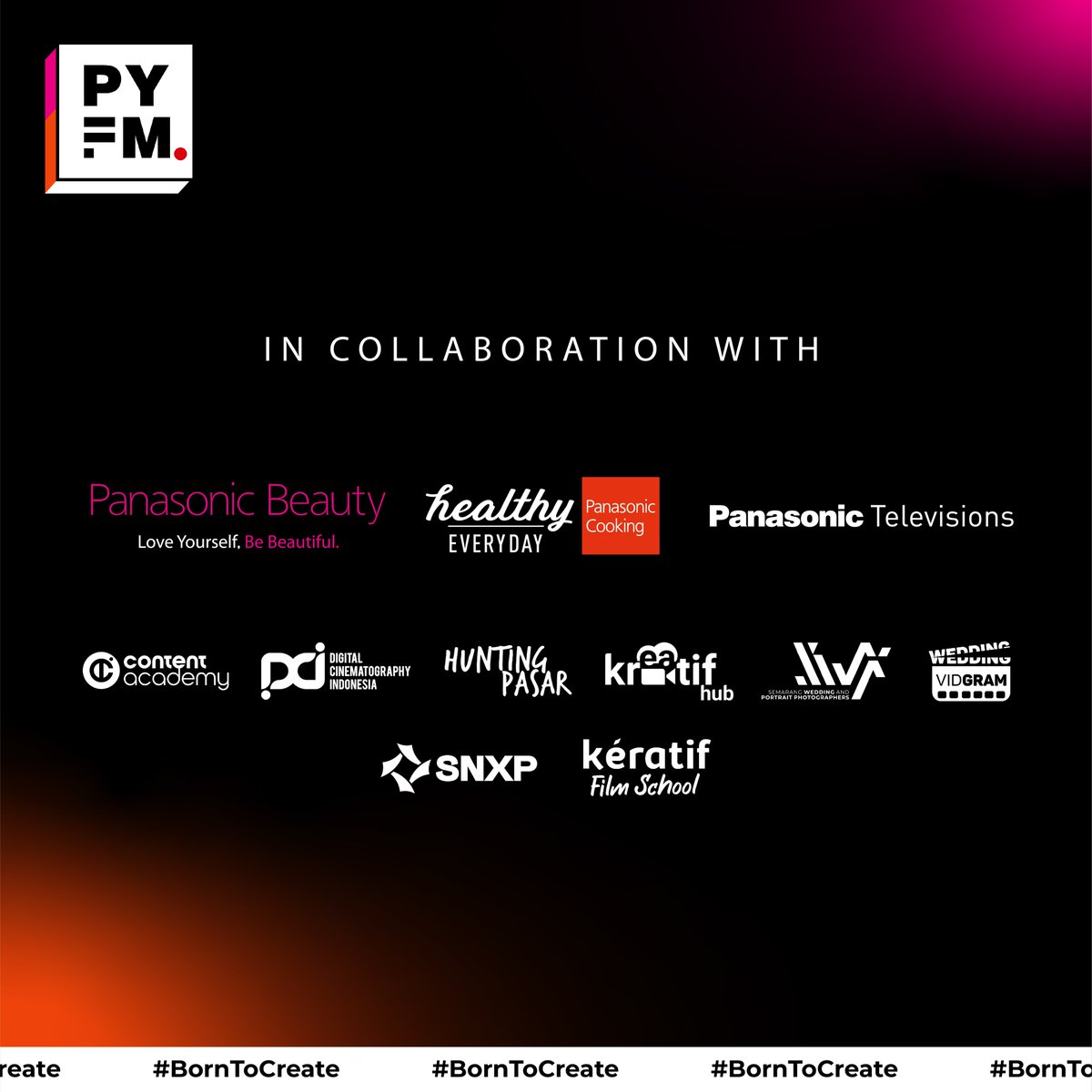 IDPanasonic's tweet image. Calling all Filmmakers and content creators to join PYFM 2022: &quot;STRIVE“

PYFM telah kembali hadir bersama @lumixindonesia @Panasonicbeautyid @panasoniccookingid 
berkolaborasi dengan partner serta komunitas

#PYFM2022
#BORNTOCREATE
#PANASONICYOUNGFILMMAKER