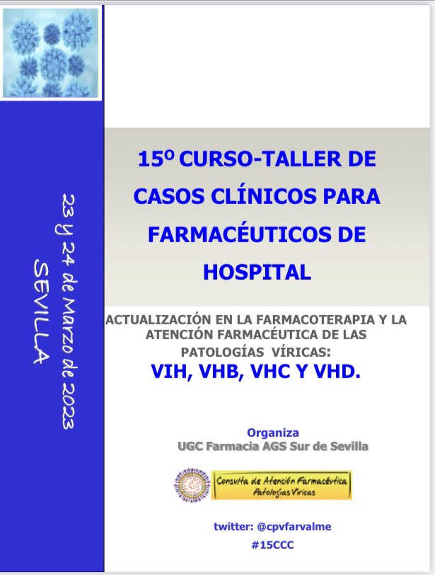 cpvfarvalme's tweet photo. Abierta en nuestra web la inscripción para la 15 edición del curso de casos clínicos. Se celebrará los días 23-24 de marzo en Sevilla.
🚨 Este año con novedades!
⏰ Plazas limitadas!!
👉Registro en nuestra web. https://t.co/uaa1uzYDBQ