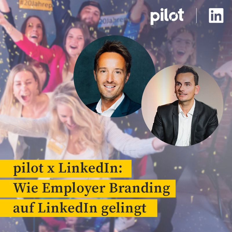 pilot_agentur's tweet photo. #EmployerBranding ist DAS Thema, das #Unternehmen branchenübergreifend bewegt. Doch wie setzt man sich durch im #WarforTalents? Vergangene Woche hat sich unser Experte @markuskempf gemeinsam mit @LinkedInDE in einem exklusiven digitalen Event genau mit diesem Thema beschäftigt: