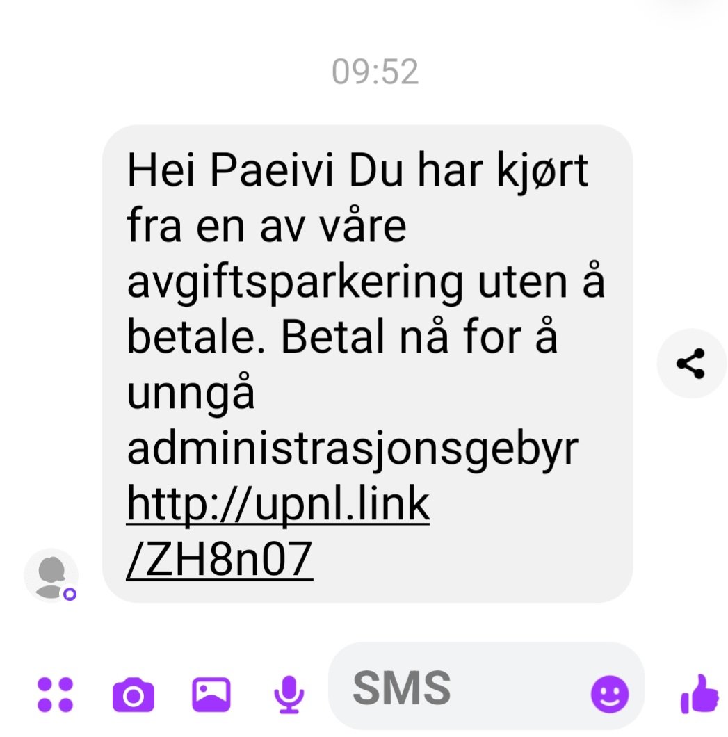 Obs.
Ny måte å svindle folk på. Og det er ingen mulighet til å kontakte de 🤬
Æ har ikke bil heller 🤬🤬🤬