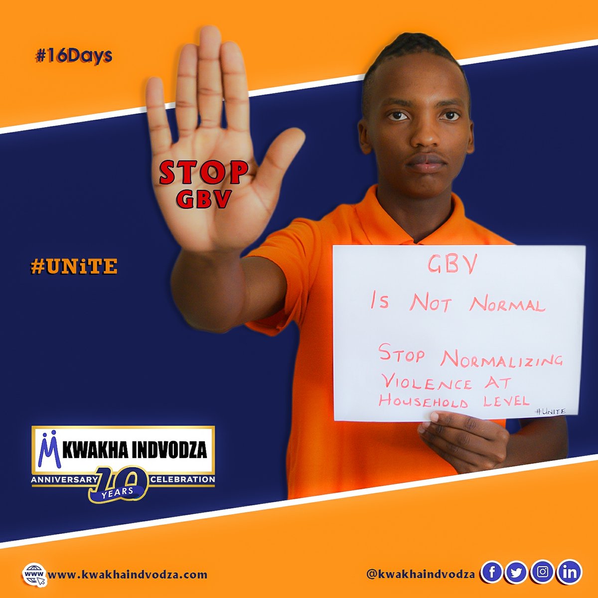 Families have a critical role in children's upbringing and should be a place of sanctuary, growth and development. Peace begins with you!  #OrangeTheWorld #StopGBV #16DaysOfActivism