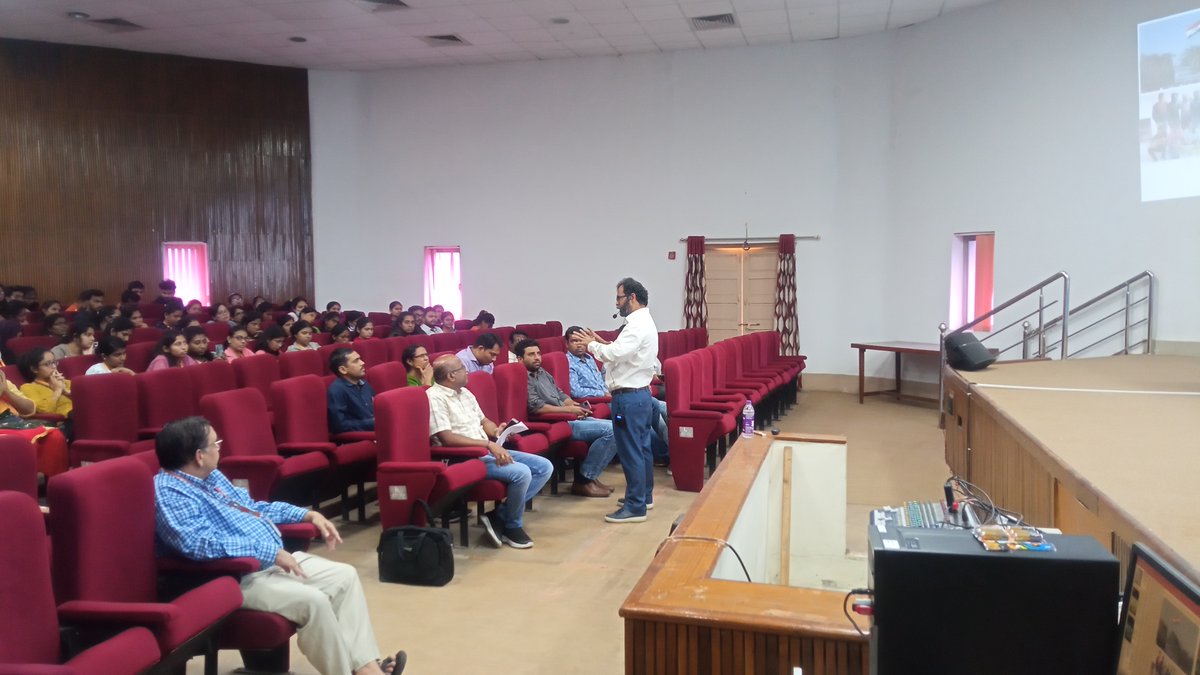 NIPERHyd's tweet photo. #NobelLectureSeries
Glimpses of Discovery of #ScientificLecture #Catalytic #ClickReactions: Past, Present and Future Aspects by Prof. D. B. Ramachary, @RamacharyDB, Catalysis Laboratory, School of #Chemistry, @HydUniv at @NIPERHyd today
@Pharmadept @mansukhmandviya https://t.co/j9OL99K889