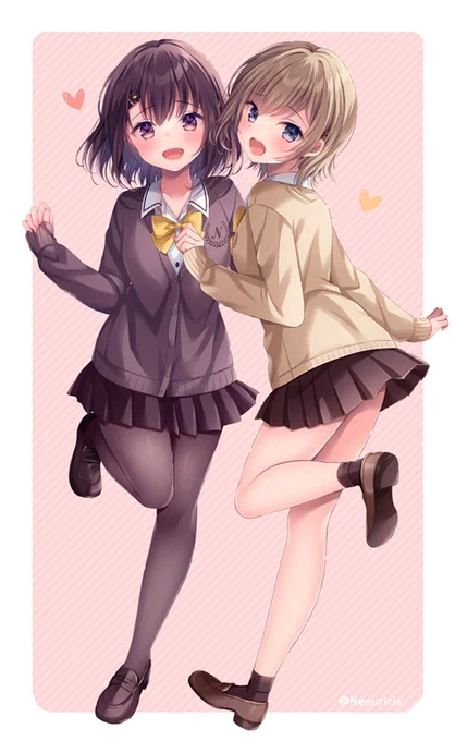 隣の席の女の子と隣のクラスの女の子 
