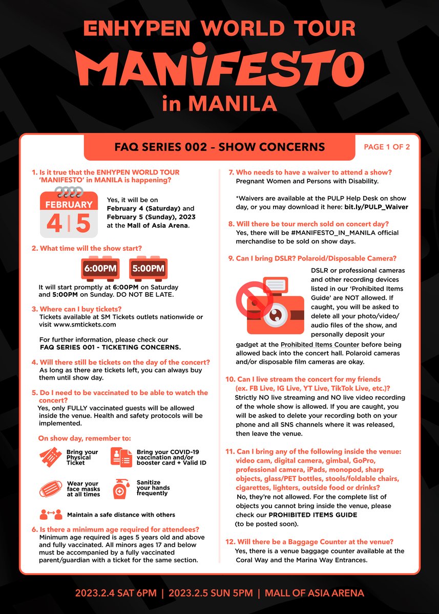 pulpliveworld's tweet photo. For your #MANIFESTO_IN_MANILA Show Concerns, we also made sure, we've got you covered with these guides. https://t.co/zU7QOyEZyD
