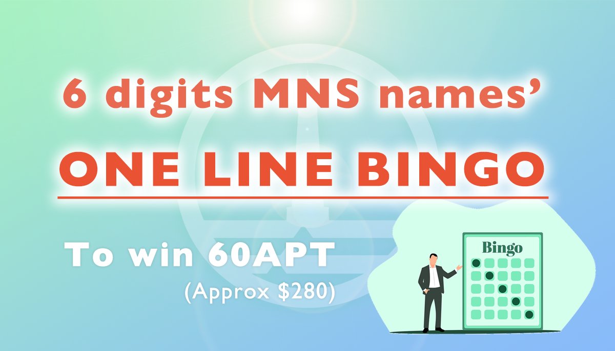 60 APT for a winner🎉

Check our discord for more info👇
discord.gg/dc4Q6aPB8X

#AptosEcosystem #AptosLaunch
